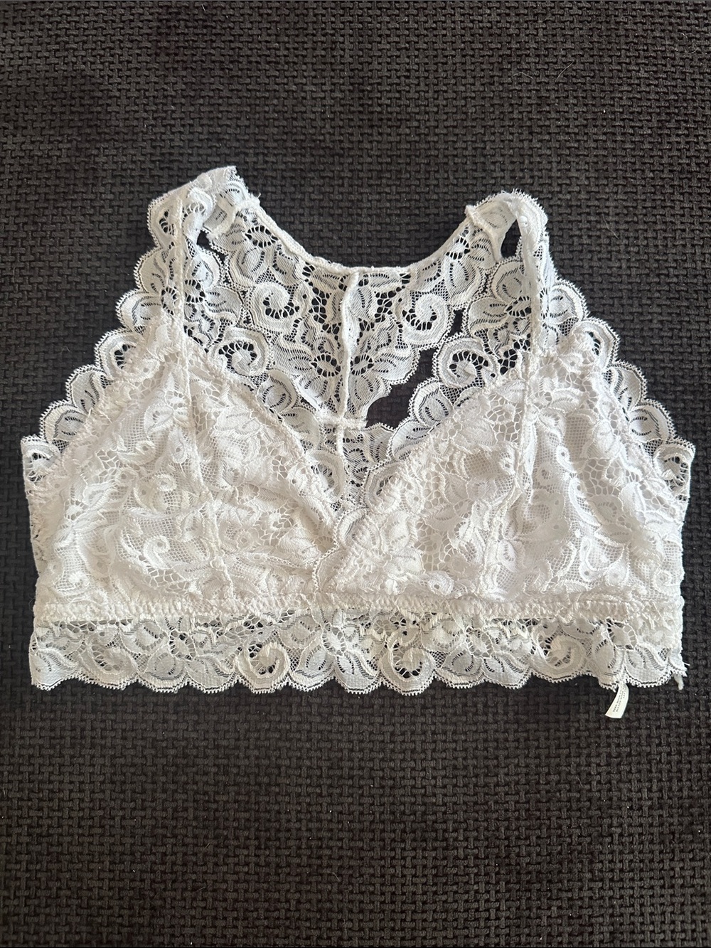 Aeropostale White Lace Bralette